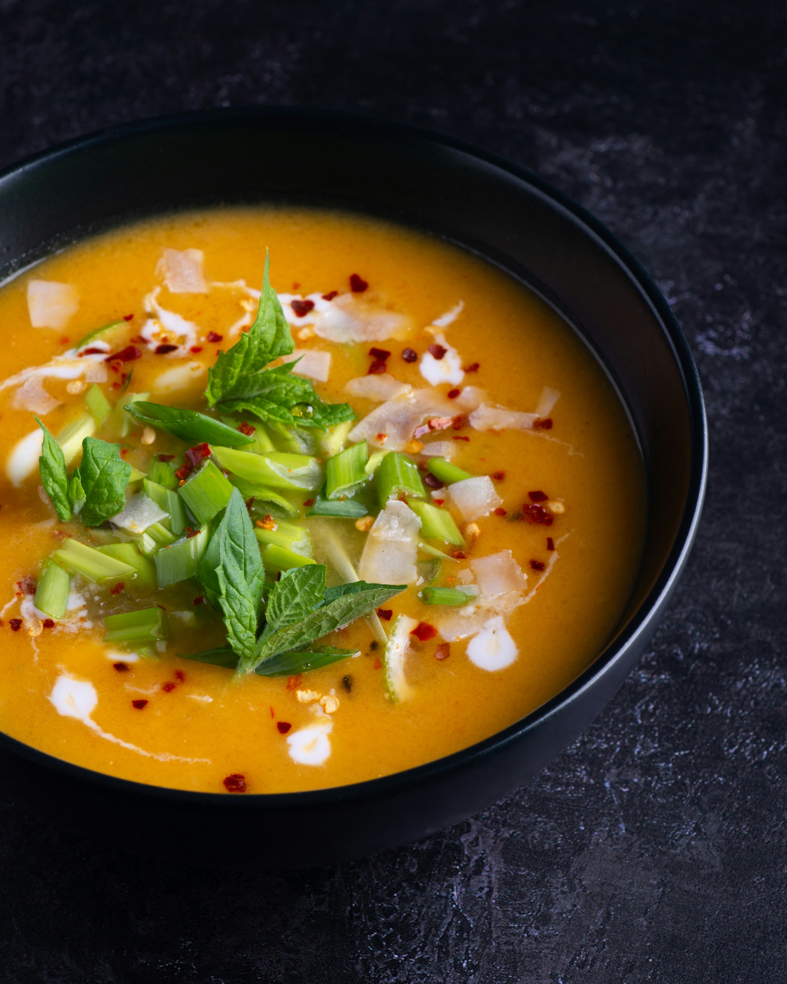 Rocks Ginger Pumpkin Soup